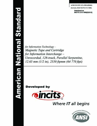 Standards PDF Cover Page